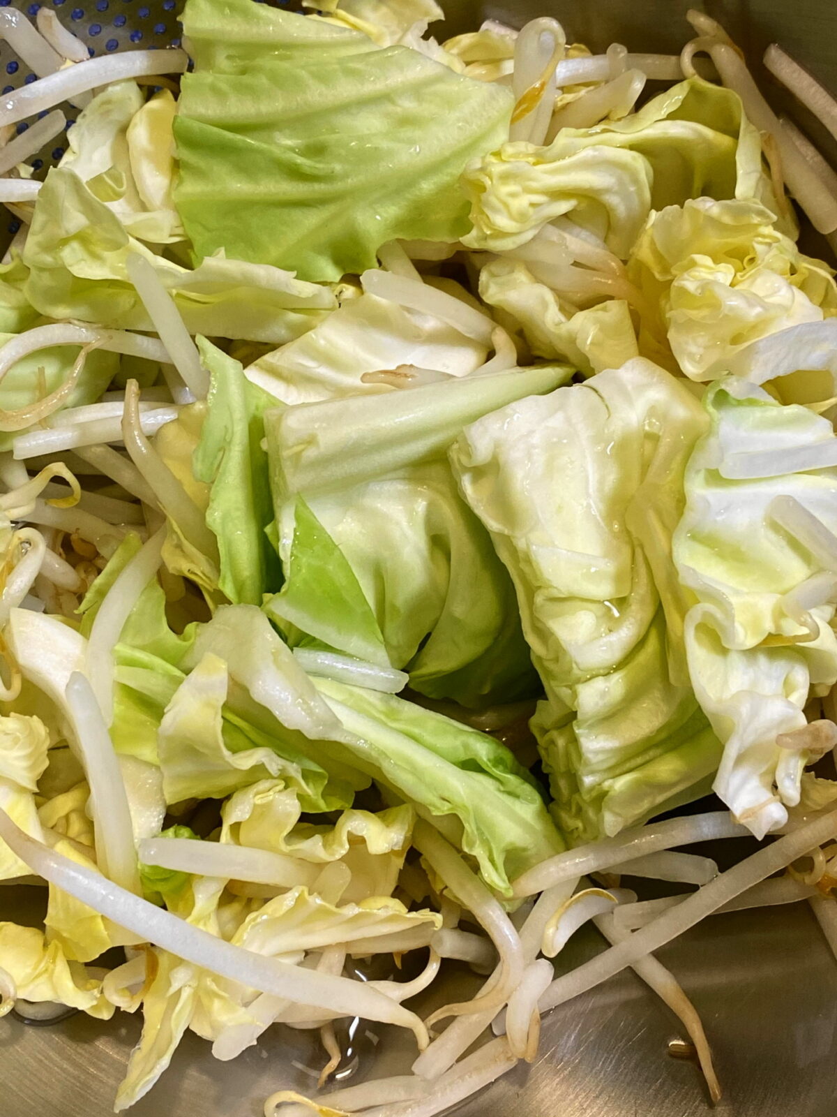 キャベツともやし