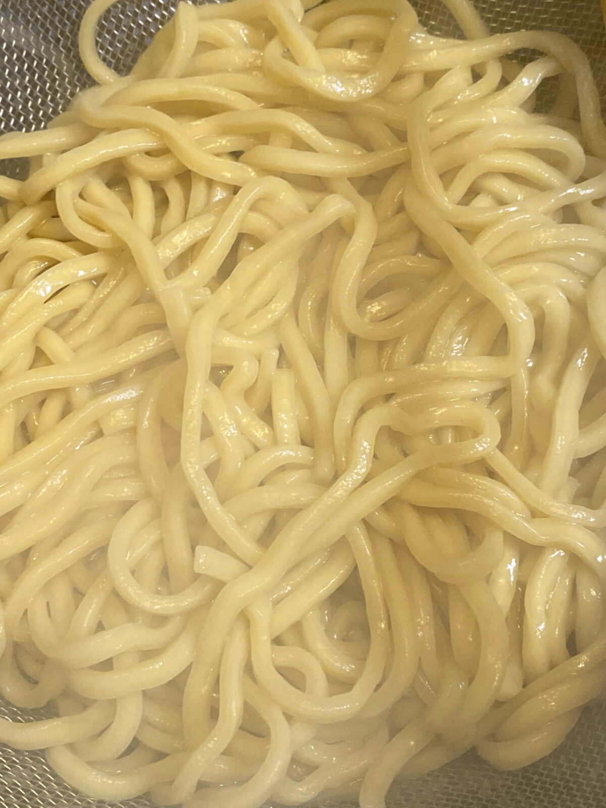 桔梗庵の二郎系ラーメンの麺