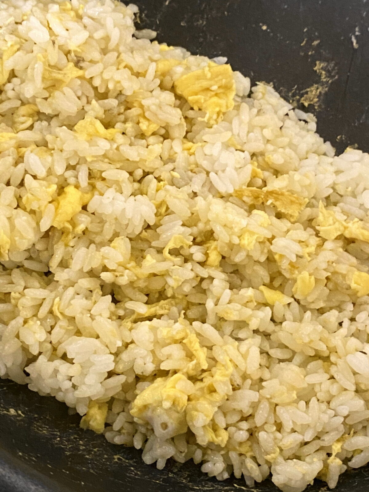 米と卵を炒めたもの