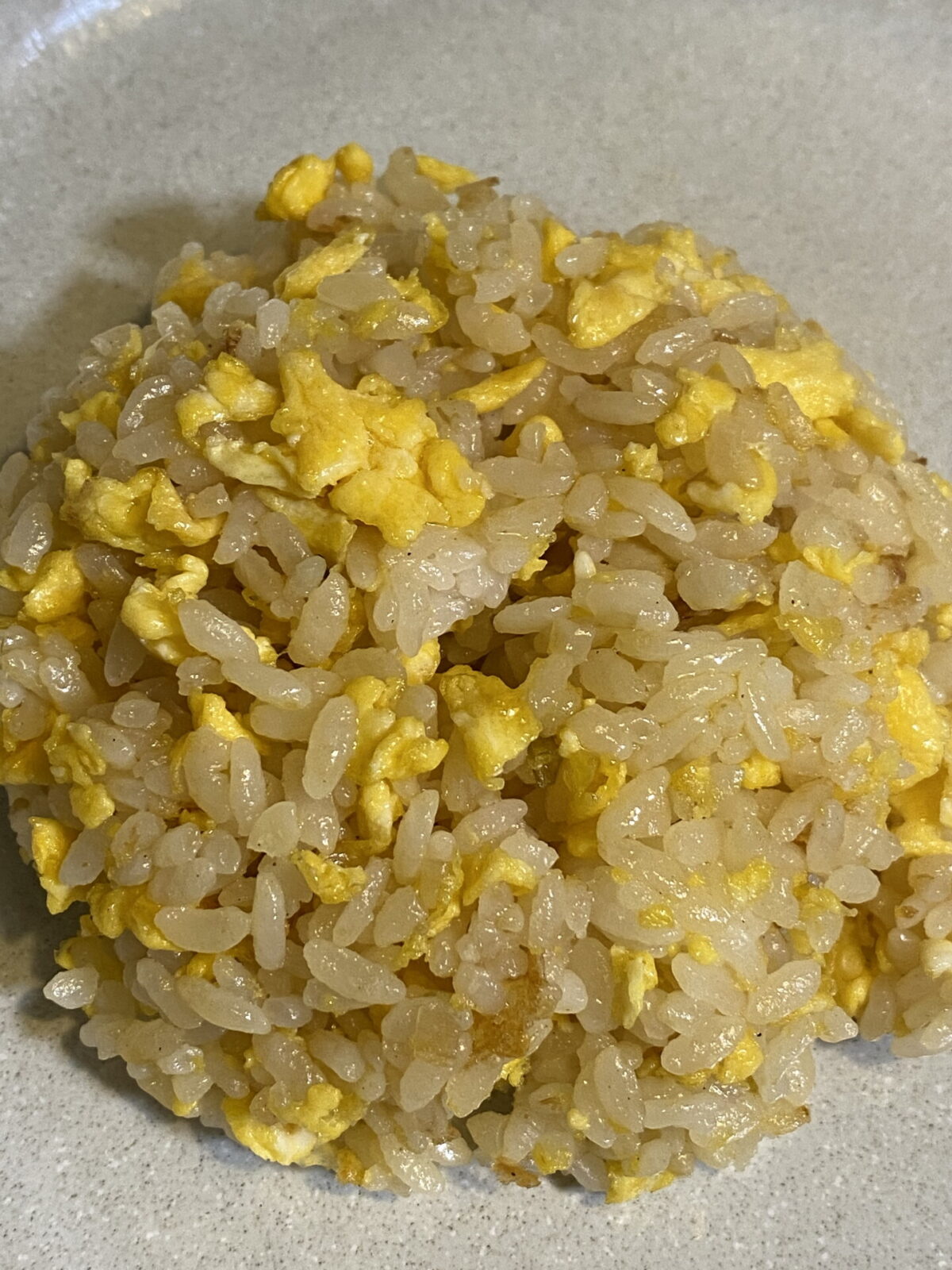 鉄フライパンで作ったチャーハン