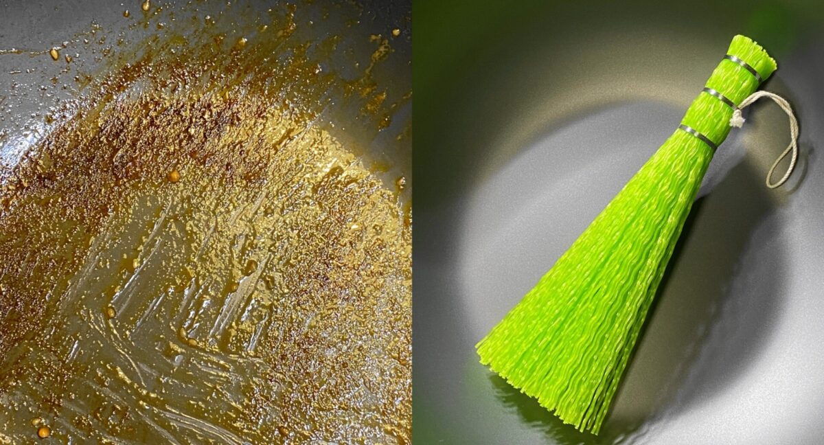 油汚れとササラ