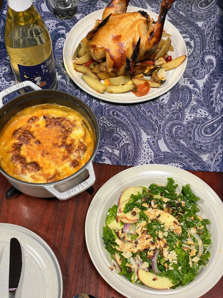 Oisixのクリスマスメニューで彩ったテーブル