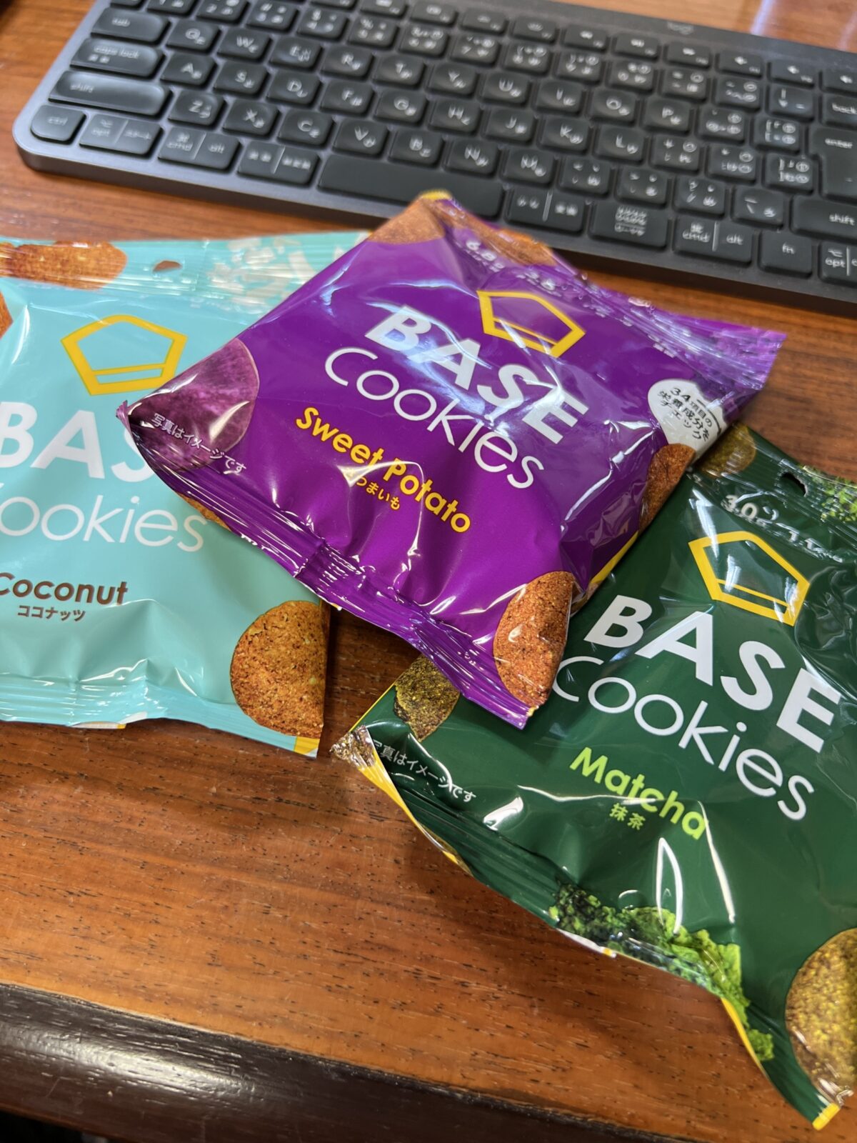 3種類のベースクッキー