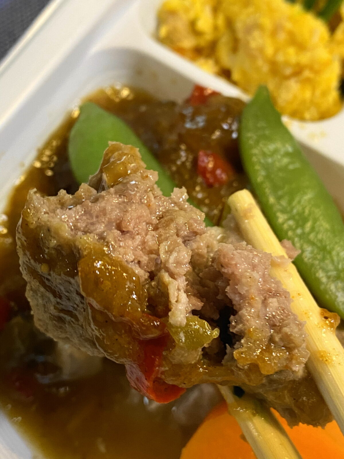 ハンバーグの断面