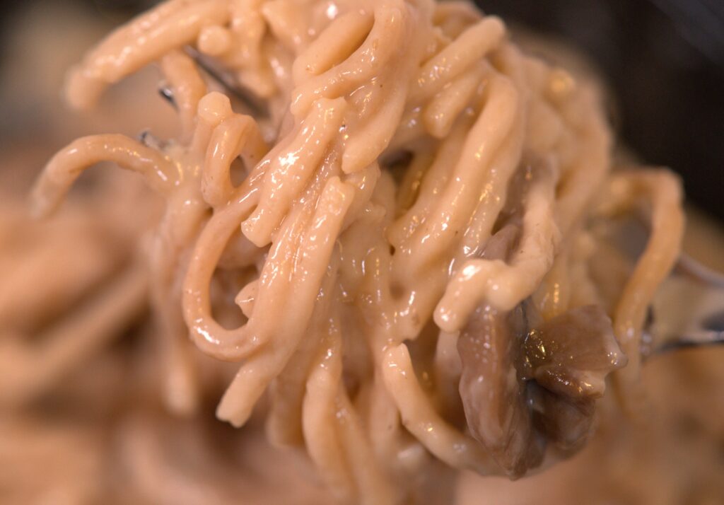 BASE PASTAキノコクリームを拡大した写真