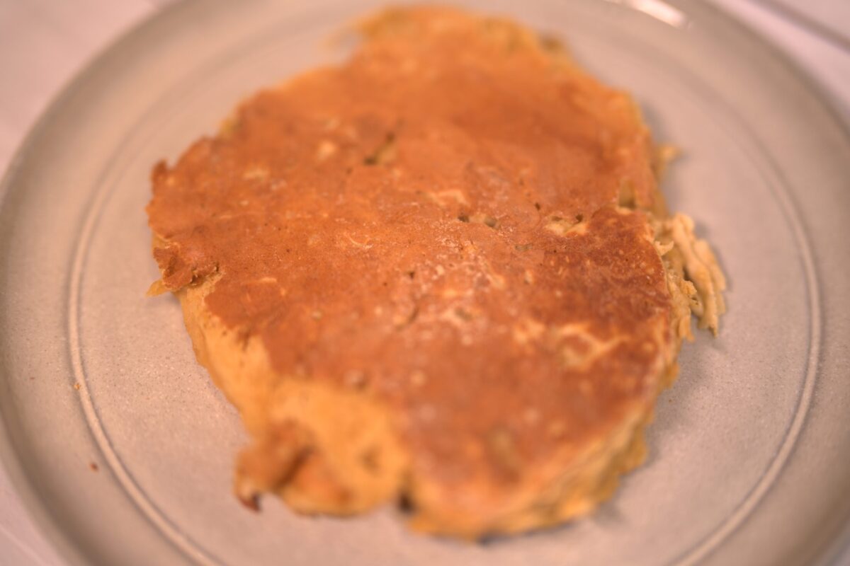 形の悪いパンケーキ