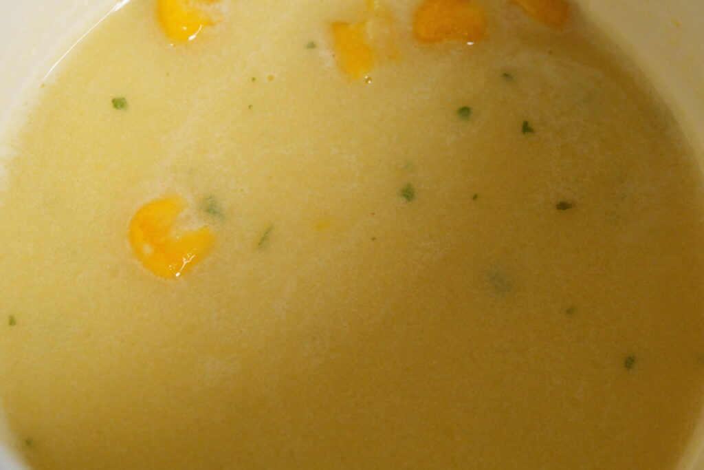 完全メシのコーンクリームポタージュ