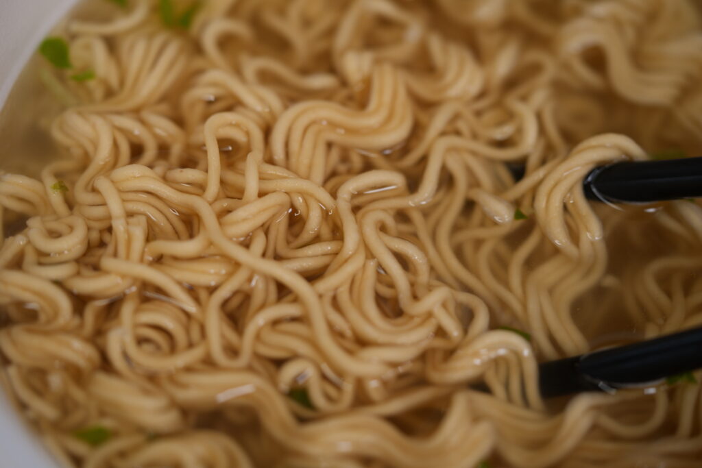 BASE RAMENの麺の様子