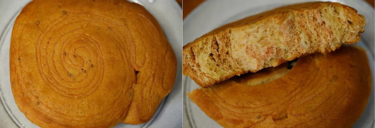 BASE BREADストロベリーの外観と中身